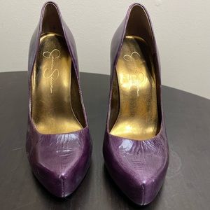 Jessica Simpson heels. Size 6.5. Dark purple.